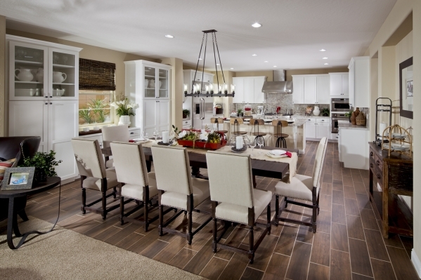 Pardee Homes  offers three neighborhoods in Henderson‘s Inspirada planned community – Alterra, Bella Verdi and Solano. Shown is the model home kitchen at Alterra Residence Three. PROMOTION ...