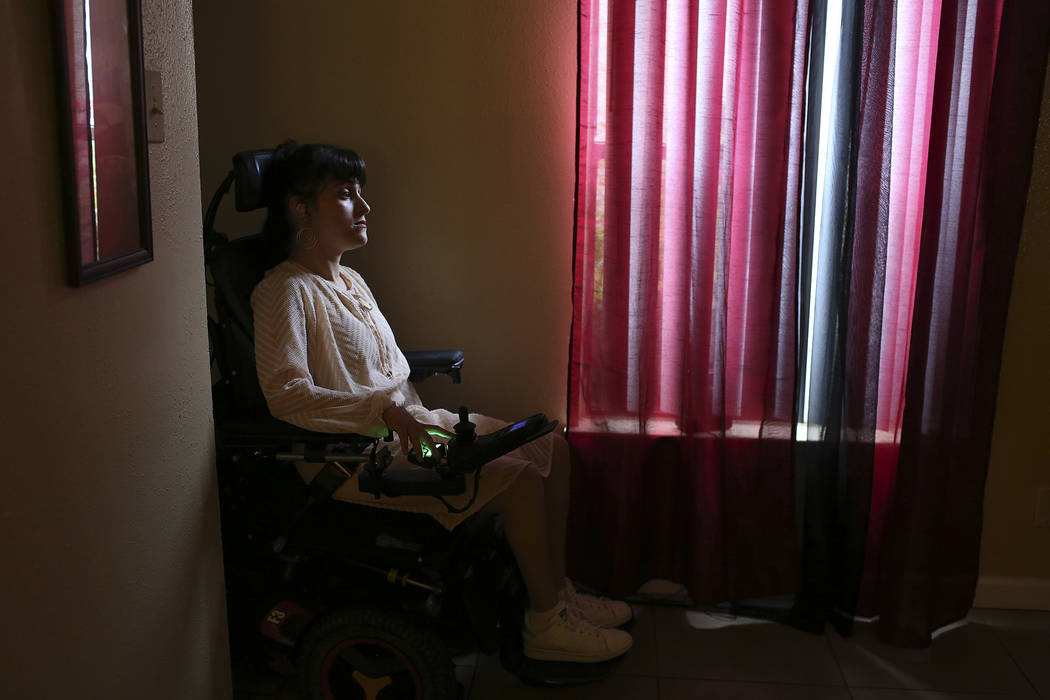 Sharona Dagani at her home in San Antonio, Texas on Sunday, March 12, 2017. The 29-year-old Dagani, born with cerebral palsy, is one of hundreds of former clients whose funds authorities say were  ...