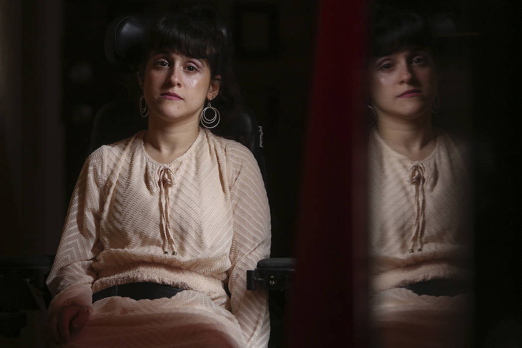 Sharona Dagani at her home in San Antonio, Texas on Sunday, March 12, 2017. The 29-year-old Dagani, born with cerebral palsy, is one of hundreds of former clients whose funds authorities say were  ...