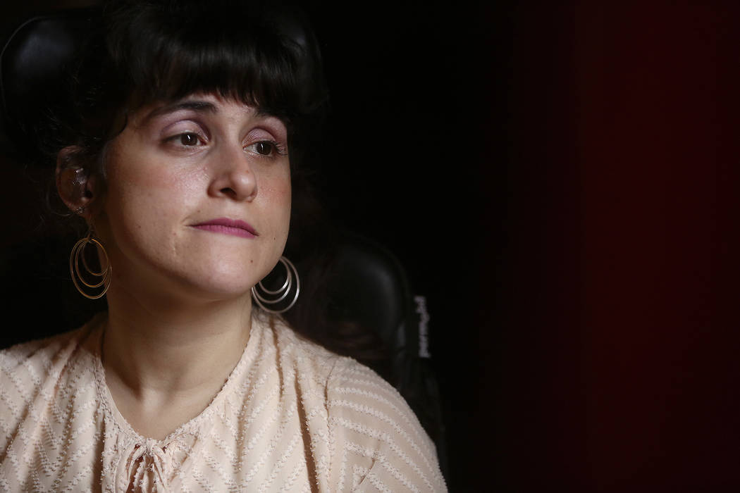 Sharona Dagani at her home in San Antonio, Texas on Sunday, March 12, 2017. The 29-year-old Dagani, born with cerebral palsy, is one of hundreds of former clients whose funds authorities say were ...