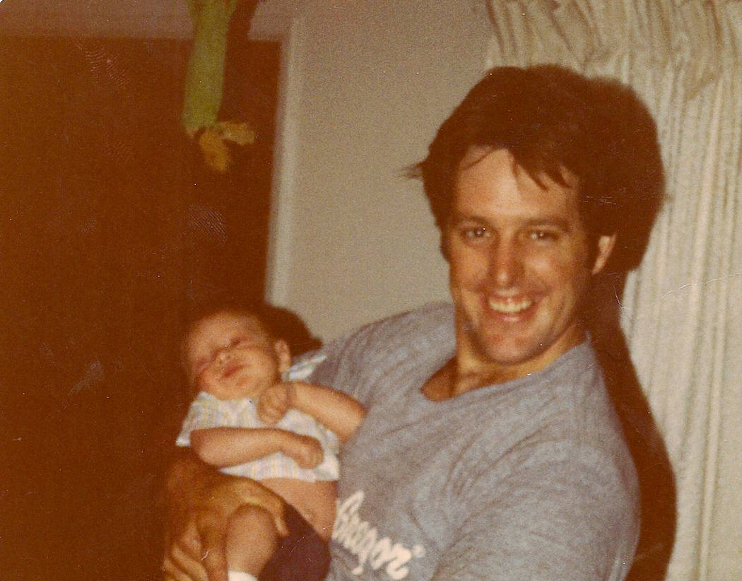 John Lee with his first son. (Marilyn Lee)