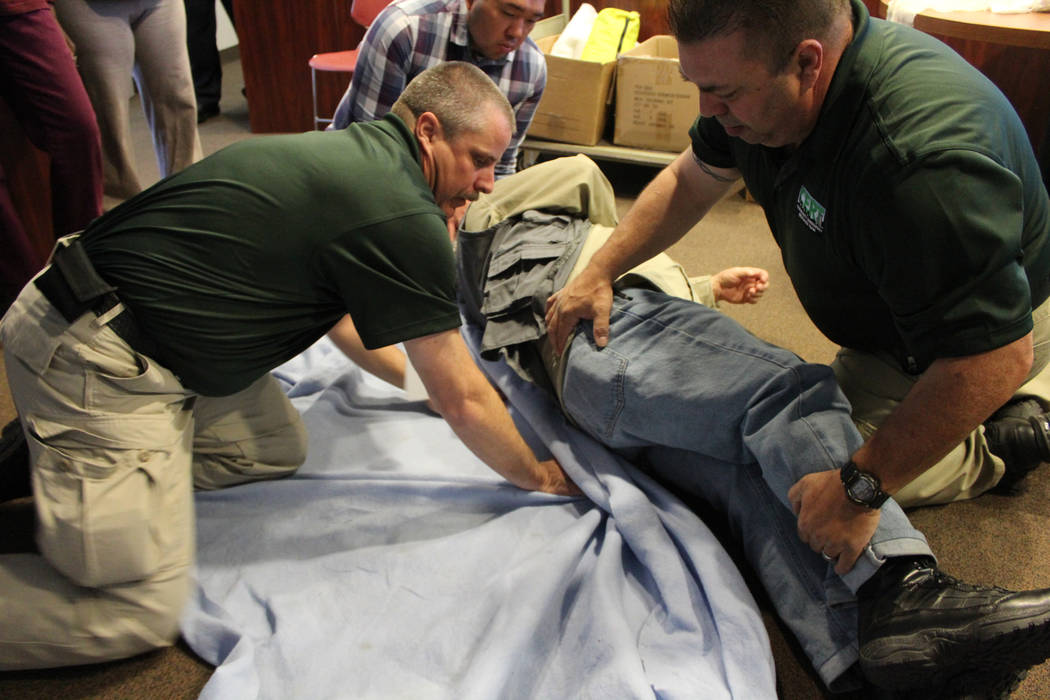 North Las Vegas crews help train residents for emergencies Las Vegas