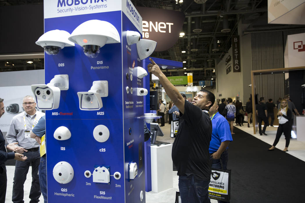 David Calderon attends the the International Security Conference & Exposition at the Sands Expo on Wednesday, April 5, 2017, in Las Vegas. Erik Verduzco Las Vegas Review-Journal Follow @Erik_V ...