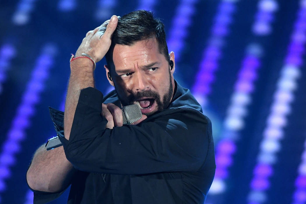 Ricky Martin 67th Festival of Italian Song, Show, Sanremo, Italy - 07 Feb 2017 (Rex Features via AP Images)