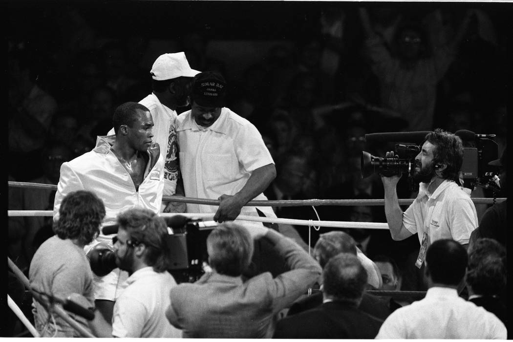 On This Day: Sugar Ray Leonard defeated Marvin Hagler in