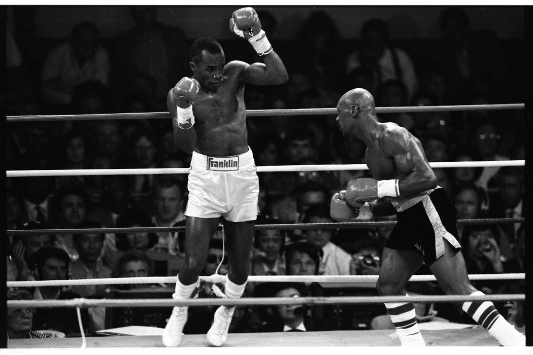 Marvin Hagler vs Ray Leonard Fan scorecards EYE ON THE RING