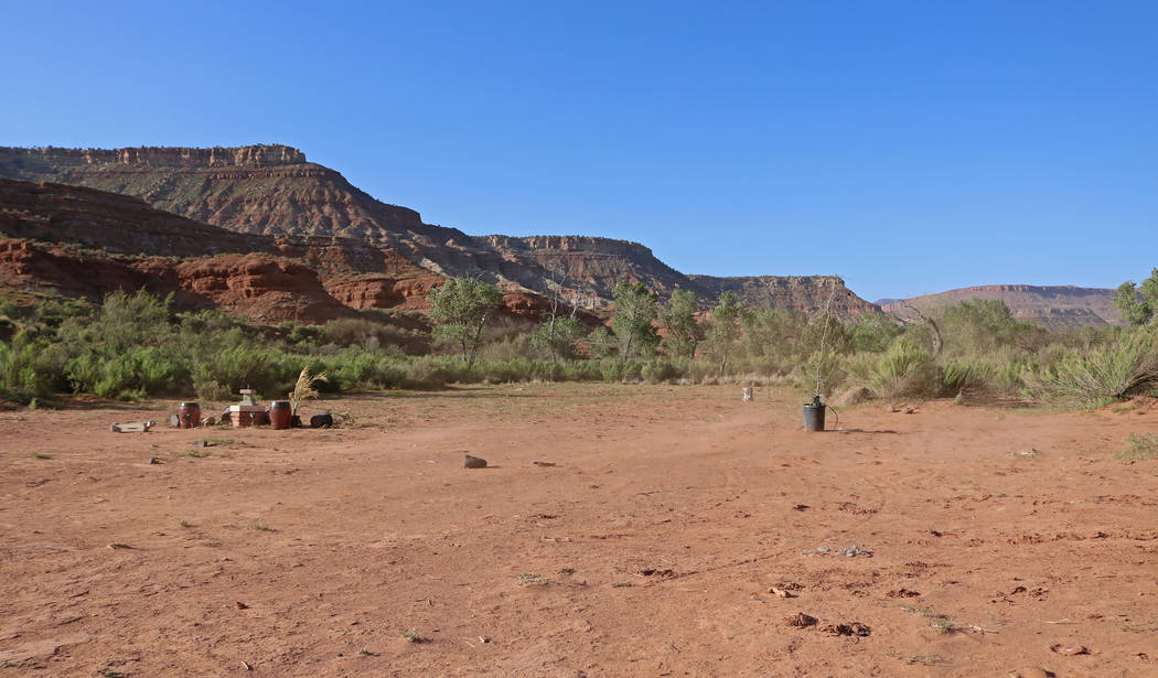 Brent Fitzpatrick's land located west of Zion National Park, Thursday, April, 13, 2017. Gabriella Benavidez Las Vegas Review-Journal @gabbydeebee