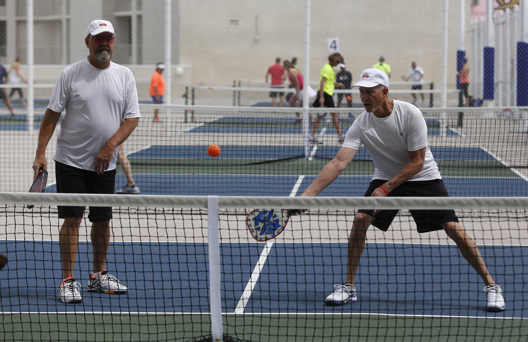 Pickleball dominates weekend at downtown Las Vegas’ Plaza hotel Las