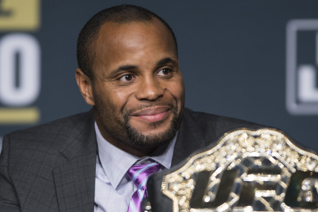 Daniel Cormier attends the UFC 200 press conference at MGM Grand hotel-casino on Tuesday, July 5, 2016, in Las Vegas. Erik Verduzco/Las Vegas Review-Journal Follow @Erik_Verduzco