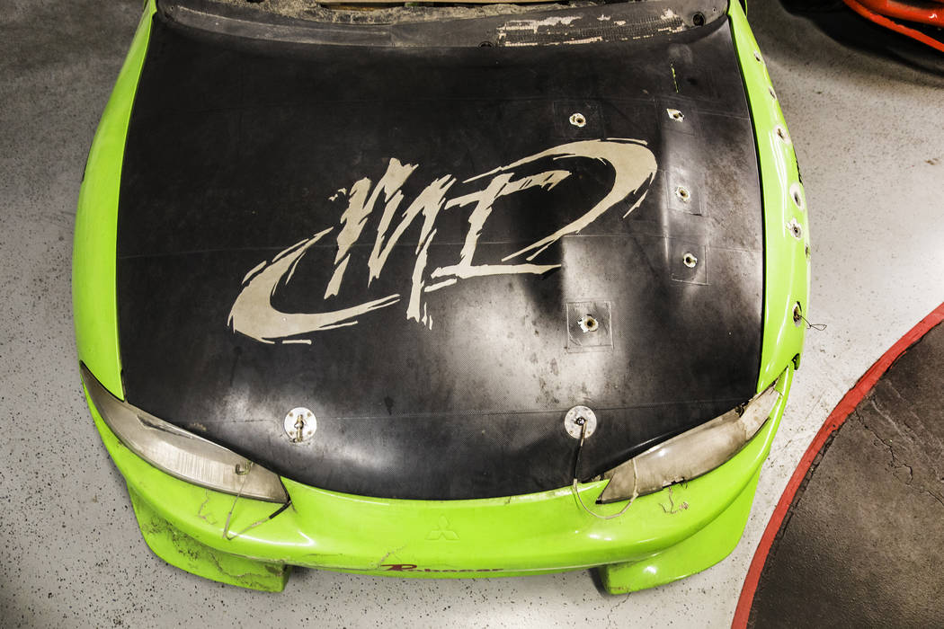 The 1996 Mitsubishi Eclipse featured in the first of the Fast and the Furious movie series at the Hollywood Cars Museum on Tuesday, April, 4, 2017, at Hot Rod City, in Las Vegas. (Benjamin Hager/L ...