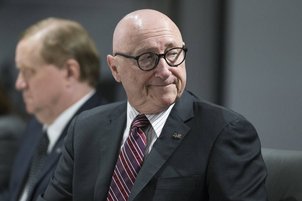 Las Vegas Convention and Visitors Authority President and CEO Rossi Ralenkotter during a board meeting at the Las Vegas Convention Center on Tuesday, April 11, 2017, in Las Vegas. Erik Verduzco La ...