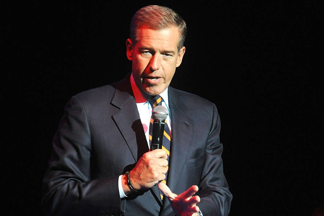 Brian Williams at the 8th Annual Stand Up For Heroes, presented by New York Comedy Festival and The Bob Woodruff Foundation in New York on Nov. 5, 2014. (Brad Barket/Invision/AP, File)