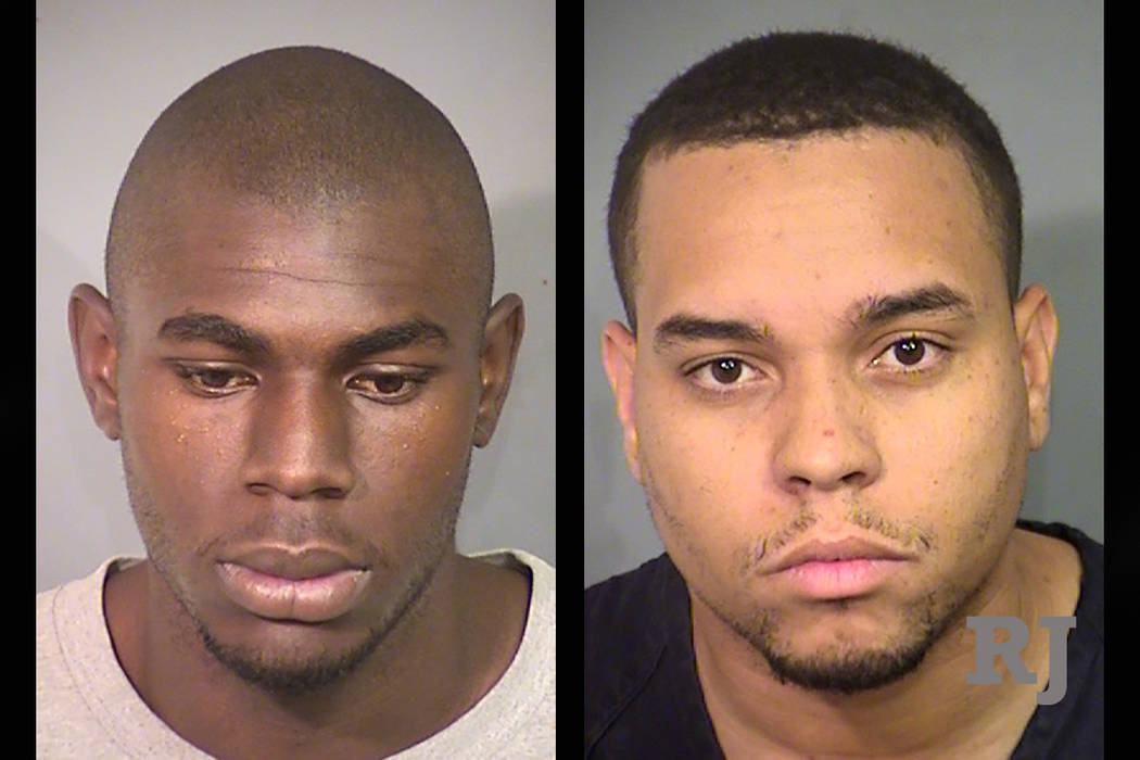 Steven Burks, left, and Pierre Devlin (Las Vegas Metropolitan Police Department)