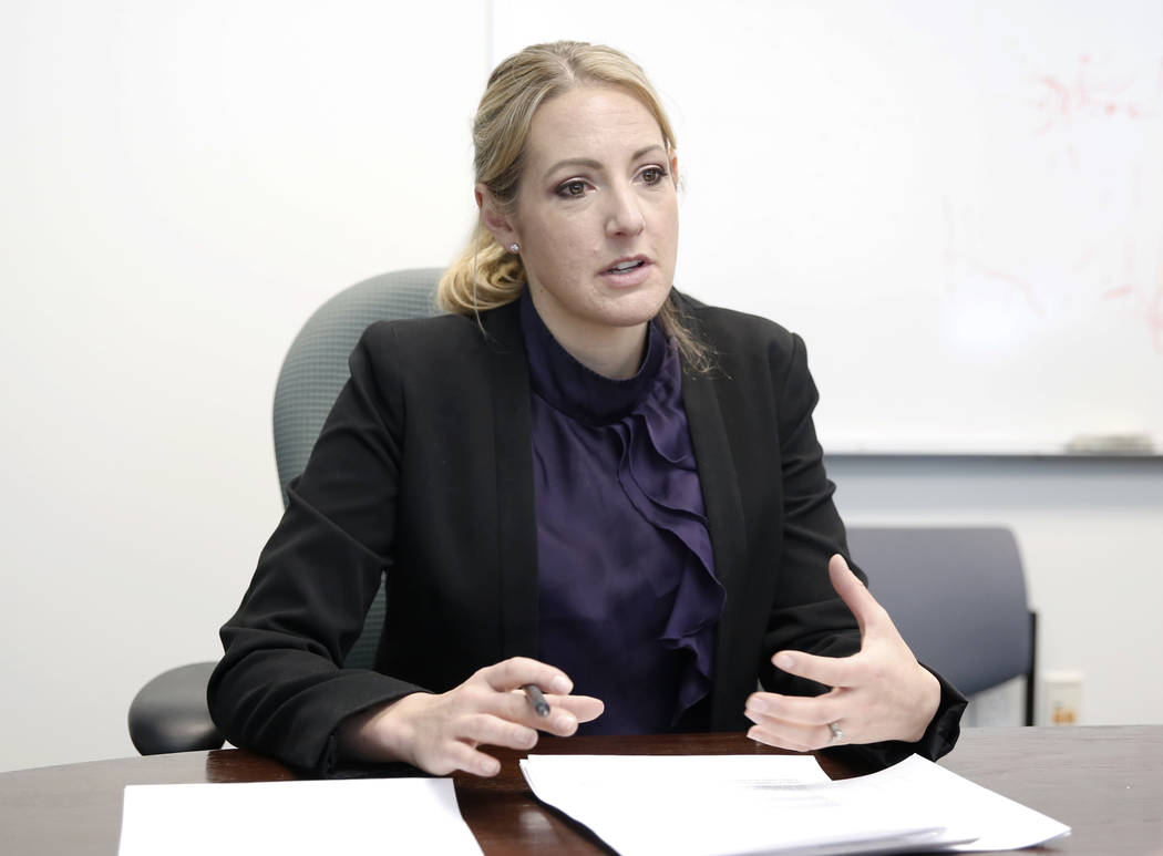 Tara Sullivan, special agent in charge of the Nevada office of the IRS Criminal Investigation Division, during an interview at IRS building Monday, April 10, 2017, in Las Vegas. Bizuayehu Tesfaye/ ...