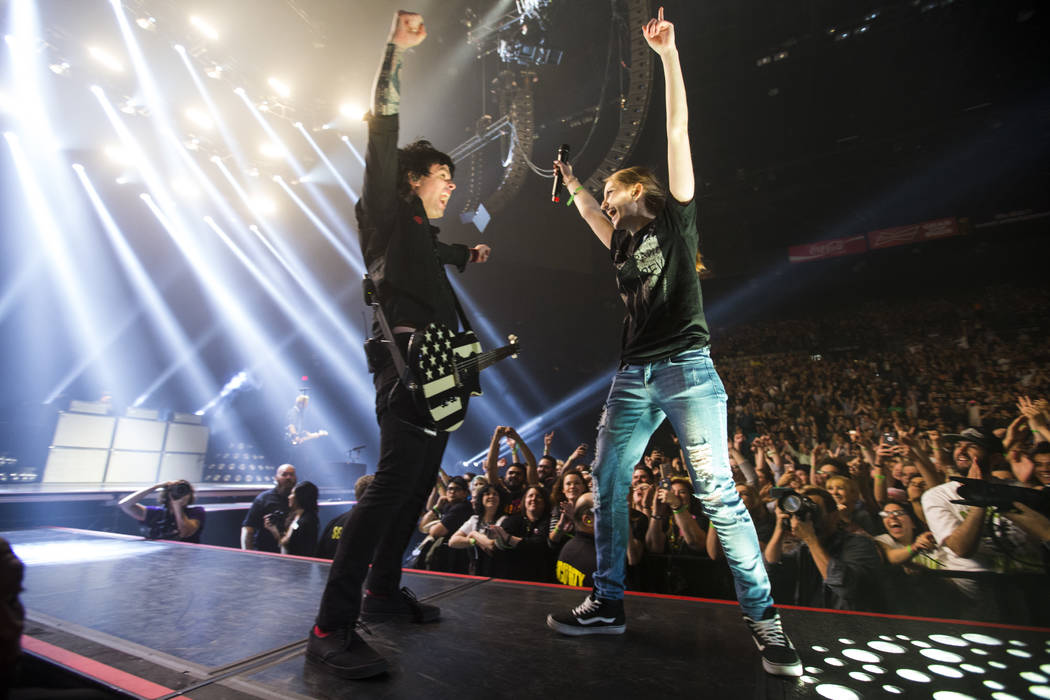 Green Day gives rock power to the people MGM Grand show | Review-Journal