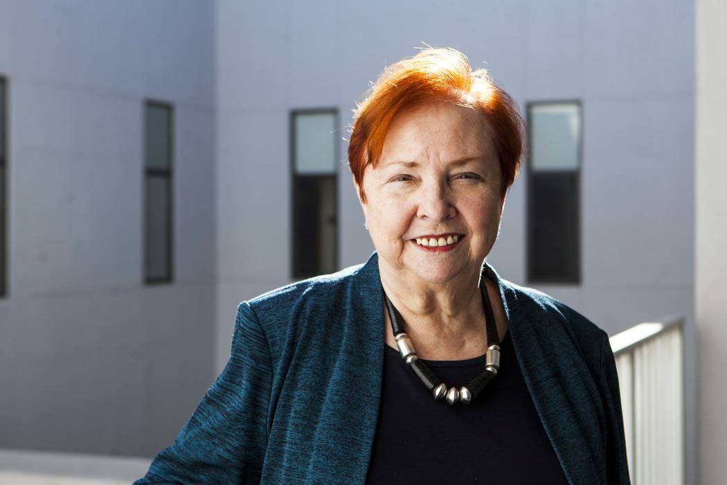 Dr. Barbara Atkinson, dean of the UNLV School of Medicine, says the lack of a megadonor by early June could stall the school’s growth. Miranda Alam Las Vegas Review-Journal @miranda_alam