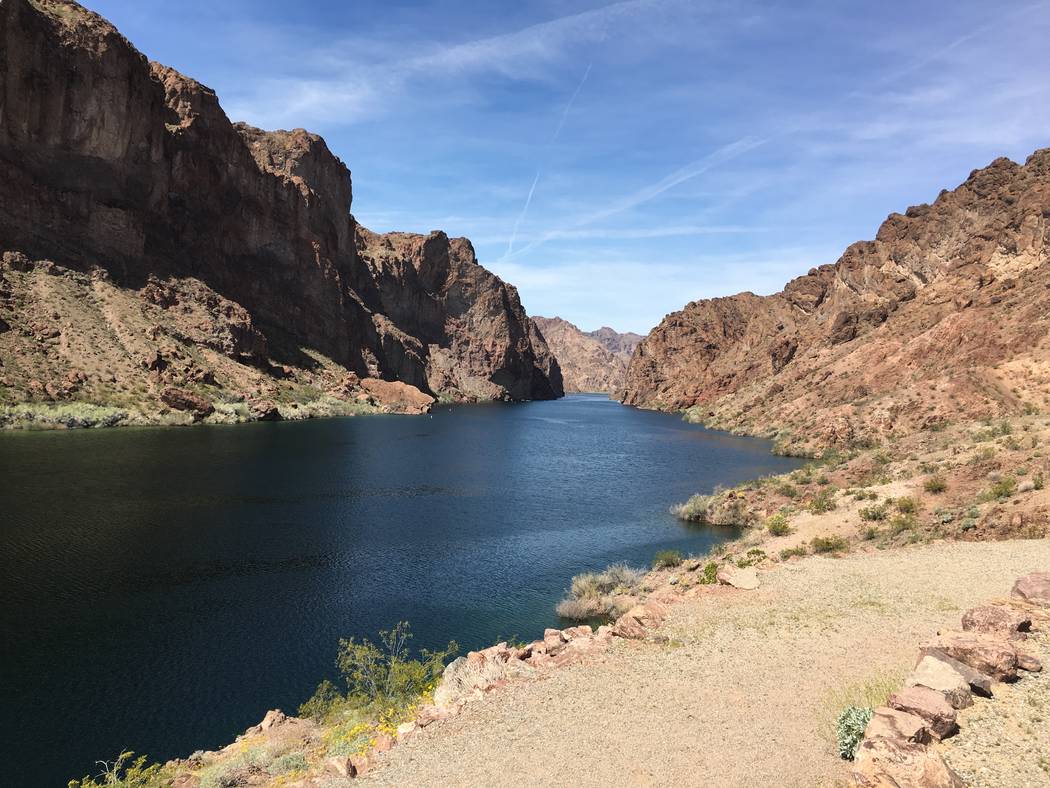 The Colorado River from the gauger's home site near Willow Beach, Ariz. on Saturday, March 18, 2017. Janna Karel Las Vegas Review-Journal