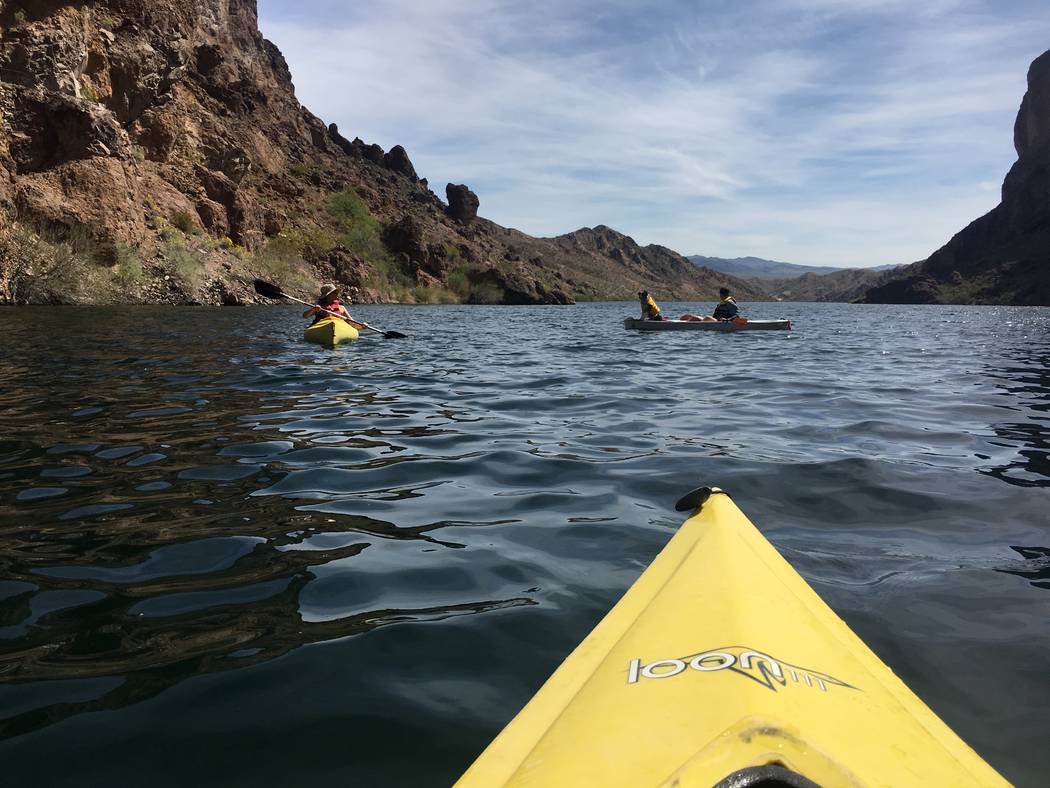 The Colorado River near Willow Beach, Ariz. on Saturday, March 18, 2017. Janna Karel Las Vegas Review-Journal