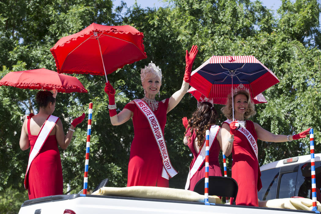 Pageant women during the annual Henderson Heritage Parade and Festival on Saturday, April 15, 2017, in Henderson. Erik Verduzco Las Vegas Review-Journal @Erik_Verduzco