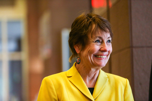 Sharron Angle was a Republican candidate for U.S. Senate in 2016. (Chase Stevens/Las Vegas Review-Journal) @csstevensphoto
