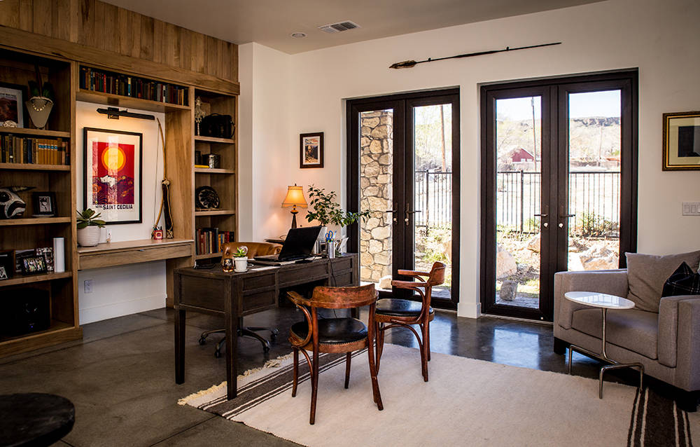 The home's office. (Tonya Harvey)