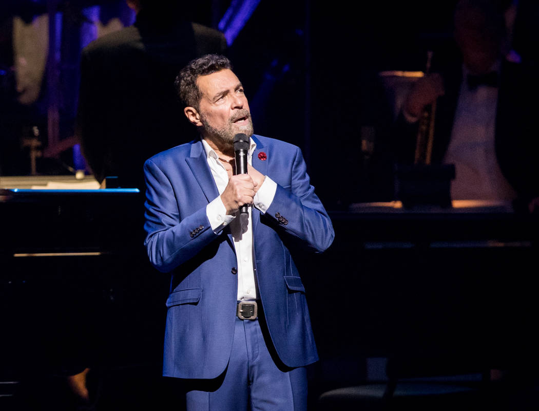 The fifth-anniversary celebration of The Smith Center for the Performing Arts on Tuesday, March 7, 2017, in Downtown Las Vegas. Clint Holmes is pictured here. (Erik Kabik)