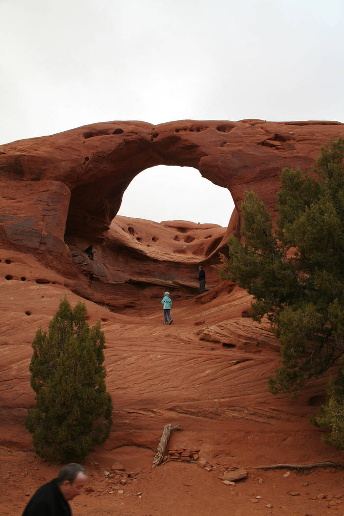 There are dozens of natural arches found in the park, many which can be found along the self-guided driving tour. (Deborah Wall)