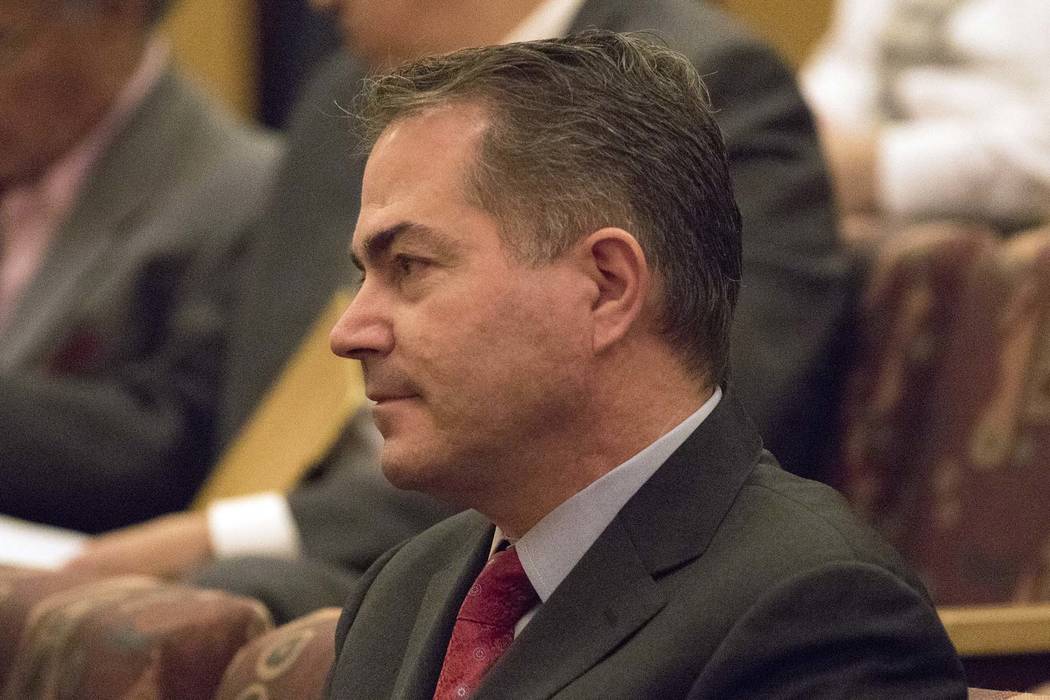 UNLV President Len Jessup has asked Nevada lawmakers for $4 million to plan a new building for the school’s engineering program. (Heidi Fang/Las Vegas Review-Journal) @HeidiFang