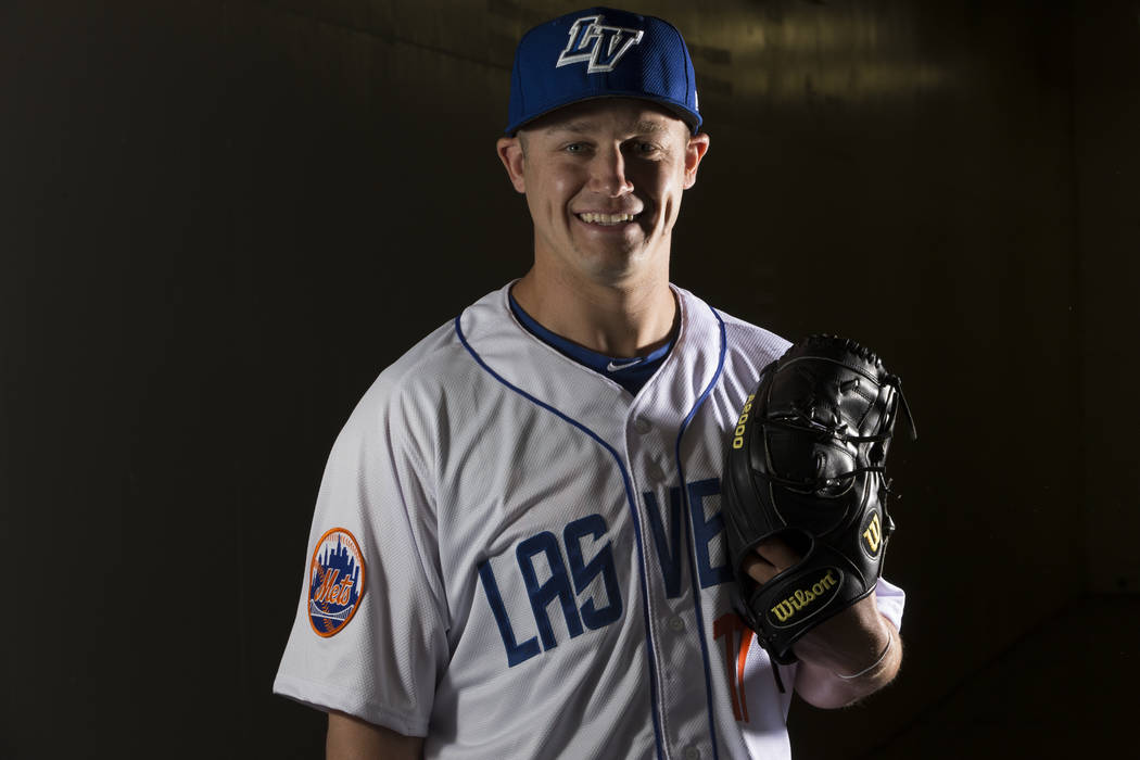 Las Vegas 51s Paul Sewald (17) during media day at Cashman Field on Tuesday, April 4, 2017, in Las Vegas. Erik Verduzco/Las Vegas Review-Journal Follow @Erik_Verduzco