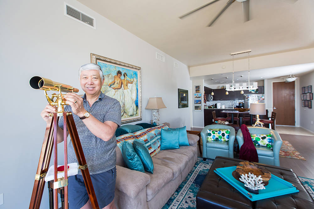 Military veterans Donald and Cherie Takami purchased their second home at One Las Vegas, which they utilize as a vacation home for nearly four months out of the year. The Takamis love their two-be ...