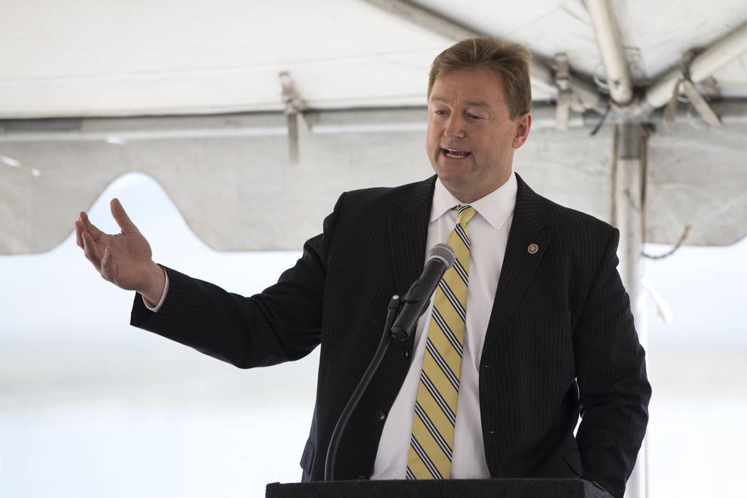 U.S. Sen. Dean Heller, R-Nev. (Erik Verduzco/Las Vegas Review-Journal) @Erik_Verduzco