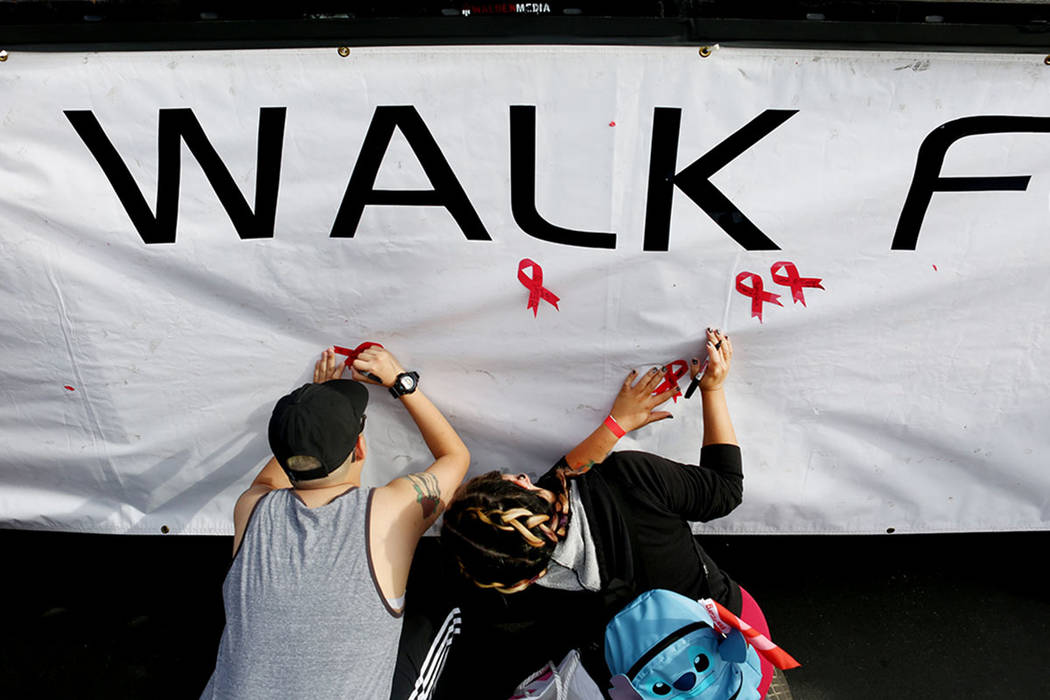 Walkers raise nearly 300,000 at AIDS Walk Las Vegas Health Life