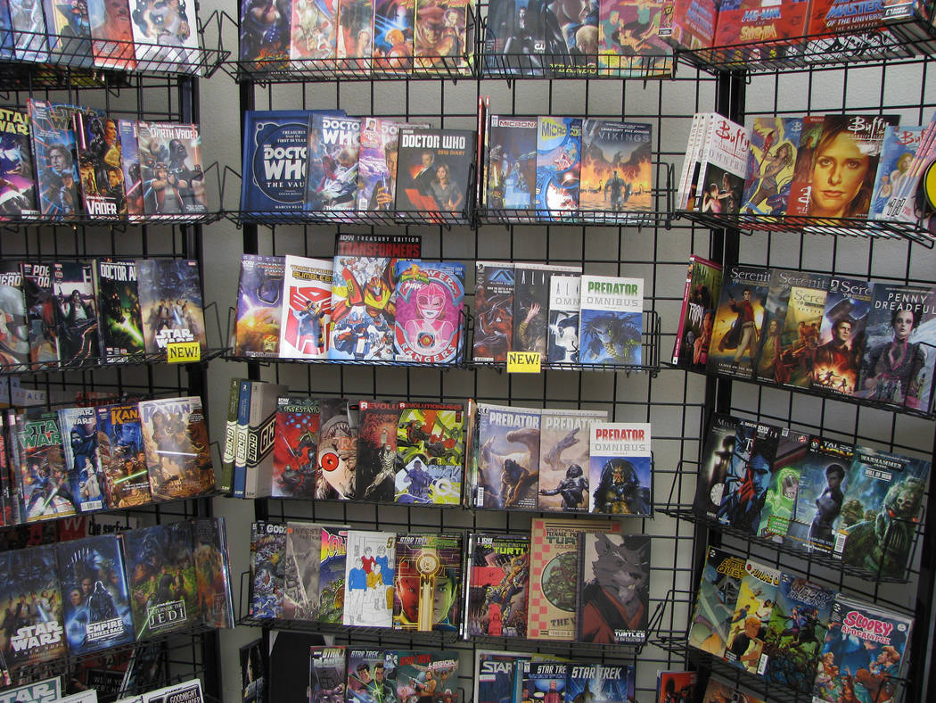 Alternate Reality Comics, 4110 S. Maryland Parkway is one of 13 locations that are set to give out on this year’s Free Comic Book Day, May 6, 2017. The store’s selection includes boo ...