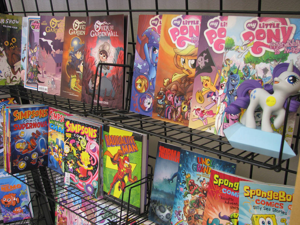 Alternate Reality Comics, 4110 S. Maryland Parkway is one of 13 locations that are set to give out on this year’s Free Comic Book Day, May 6, 2017. The store’s selection includes boo ...