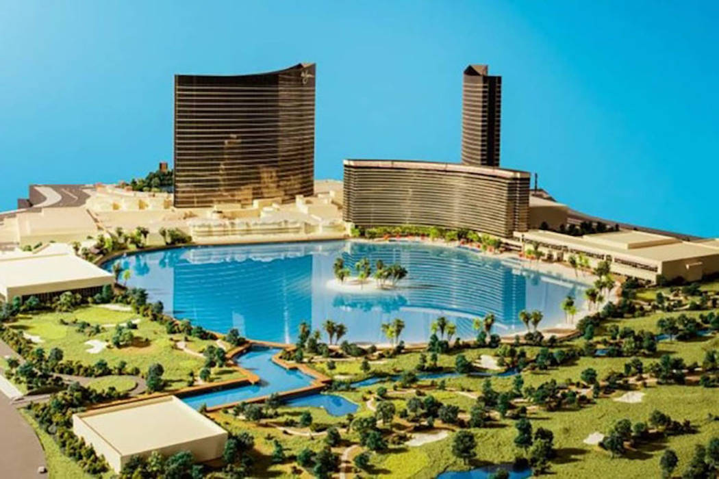 Rendering of proposed Wynn Resorts Paradise Park on the Las Vegas Strip. (JP Morgan/Wynn Resorts)