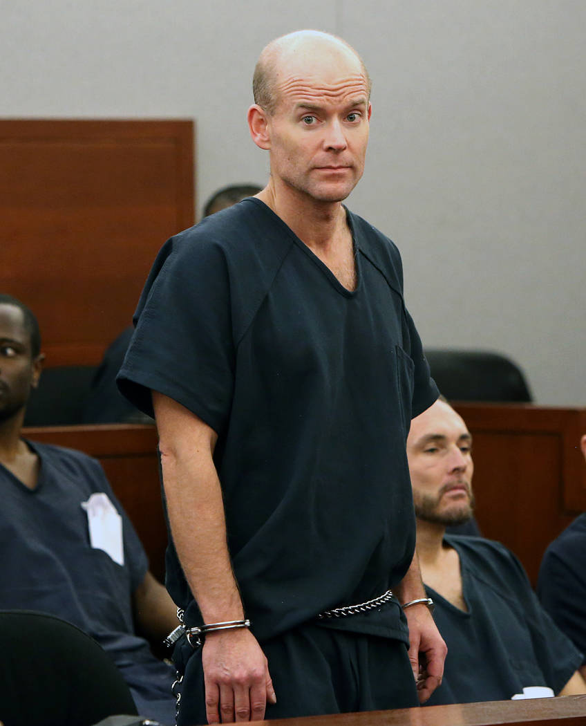 Nicolai Mork, an MIT graduate facing terrorism charges, appears in court at the Regional Justice Center in Las Vegas, Tuesday, April 25, 2017. Bizuayehu Tesfaye Las Vegas Review-Journal @bizutesfaye