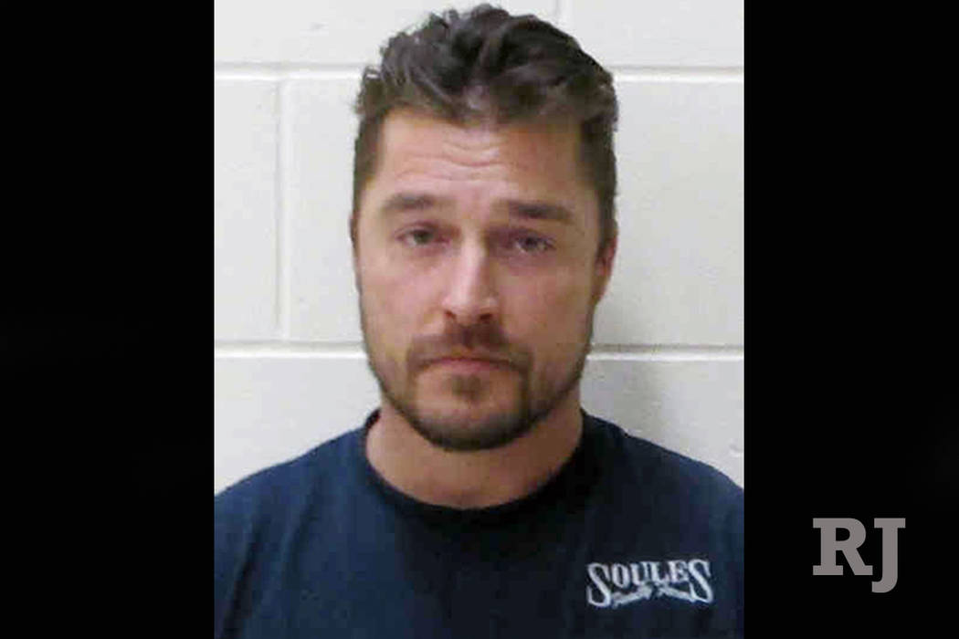 Chris Soules, former star of ABC's "The Bachelor," after being booked early Tuesday after his arrest on a charge of leaving the scene of a fatal accident near Arlington, Iowa. Buchanan County Sher ...