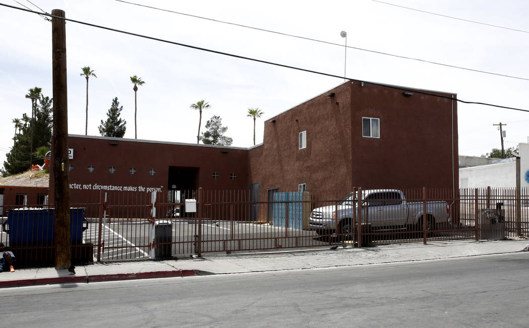 Foremaster Lane, between Main Street and Las Vegas Boulevard on Wednesday, April 26, 2017, in Las Vegas. The city of Las Vegas has been acquiring land on the south side of Foremaster Lane. Bizuaye ...