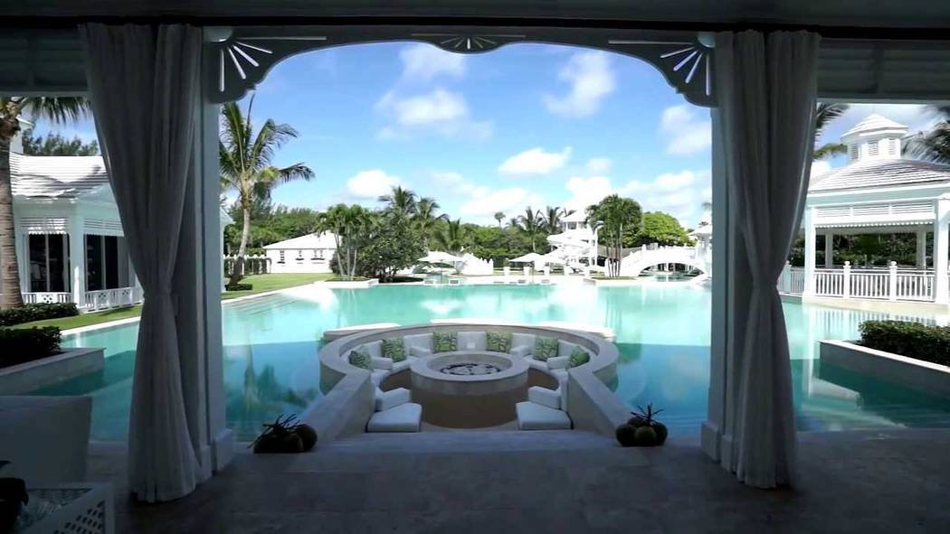 The home of Celine Dion in Jupiter, Florida.