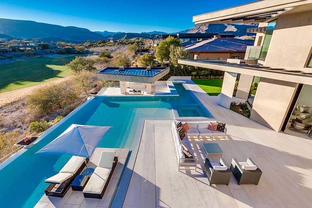 Energyefficient home in Las Vegas’ The Ridges lists for 12M Las