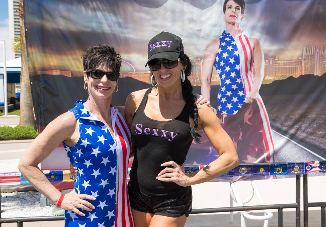 Helene Neville and Jennifer Romas at Westgate on Saturday, April 22, 2017, in Las Vegas. (Erik Kabik)
