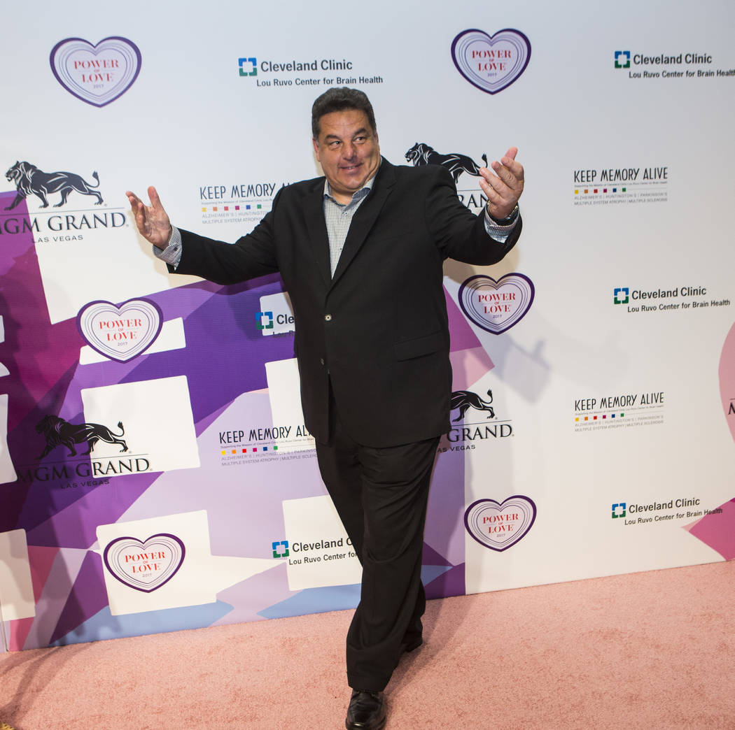 Actor and producer Steve Schirripa on the red carpet before Keep Memory Alive's 21st annual Power of Love gala, raising money for Cleveland Clinic Lou Ruvo Center for Brain Health's programs and s ...