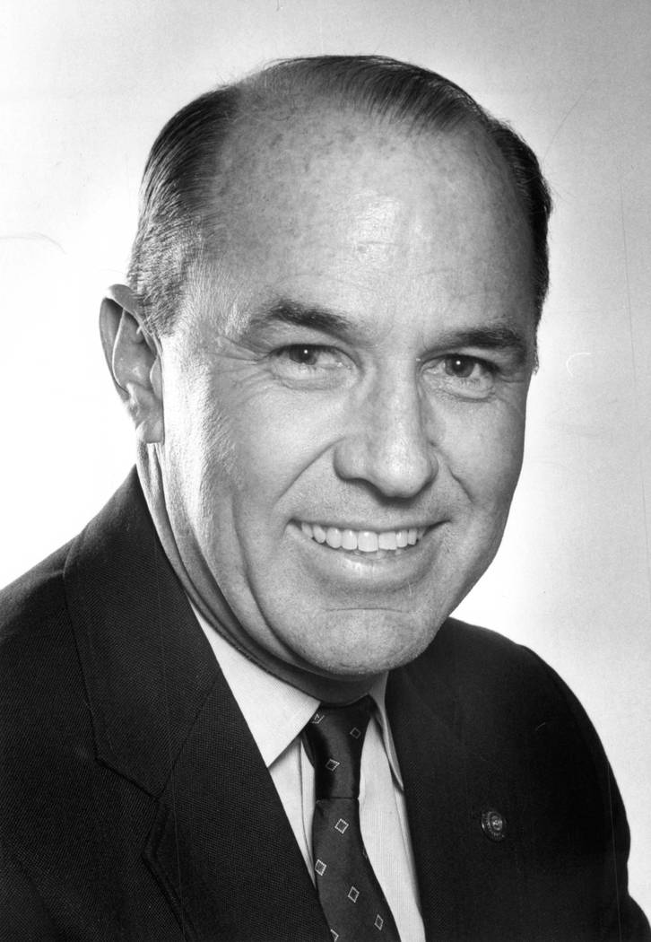 Former Boulder City mayor Bob Ferraro pictured in 1987. File Photo