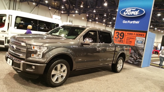 STAN HANEL/DRIVE
Ford F150 trucks are now constructed from aluminum components that shave 750 lbs. from the vehicle weight while improving gas mileage efficiency.