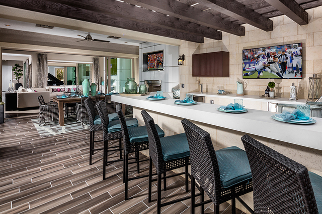 PROMOTIONAL
The Toll Brothers Venosa floor plan has an indoor-outdoor living patio.