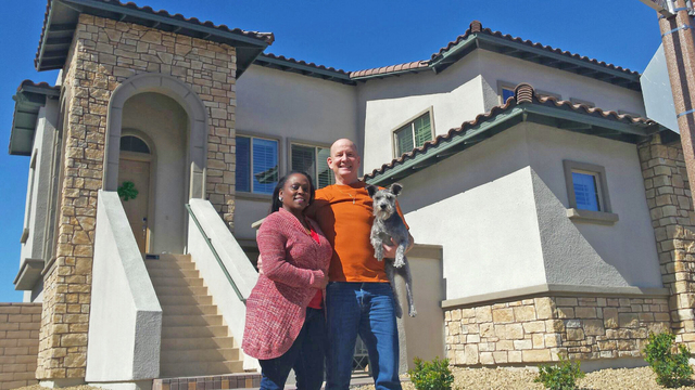 PROMOTIONAL 
Gail and Jeff Larson moved from the Summerlin home they purchased in 1991 to a new home at Summerlin’s Capistrano neighborhood, by Ryland Homes.
