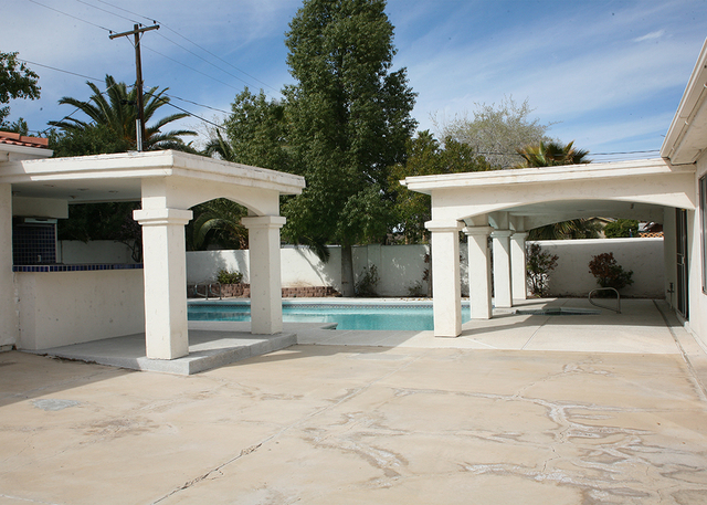 The Rancho Park house has a pool in the backyard. ELKE COTE/RJREALESTATE.VEGAS