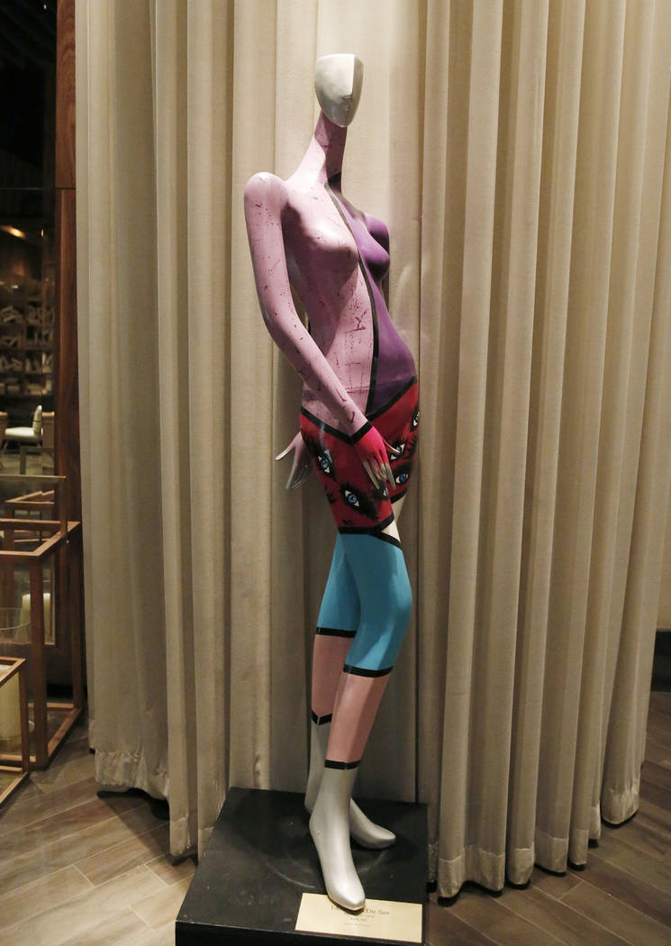Colorful mannequins at Delano to be sold at artLIVE auction Las Vegas