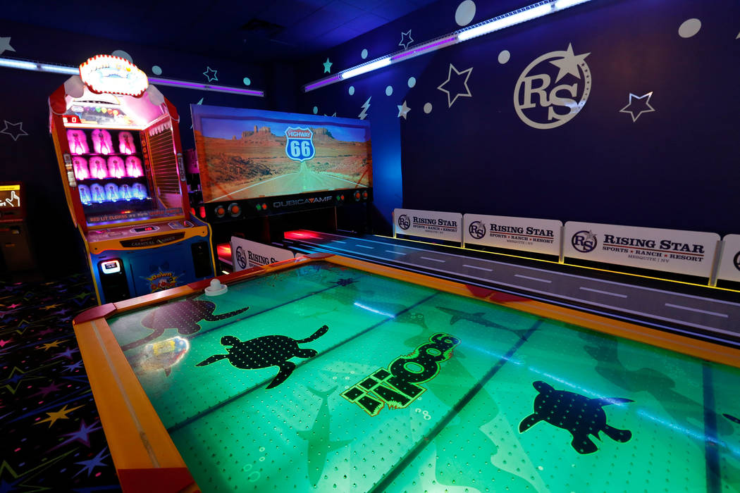 A game room at Rising Star Sports Ranch in Mesquite, Nev., Friday, May 5, 2017. Chitose Suzuki Las Vegas Review-Journal @chitosephoto