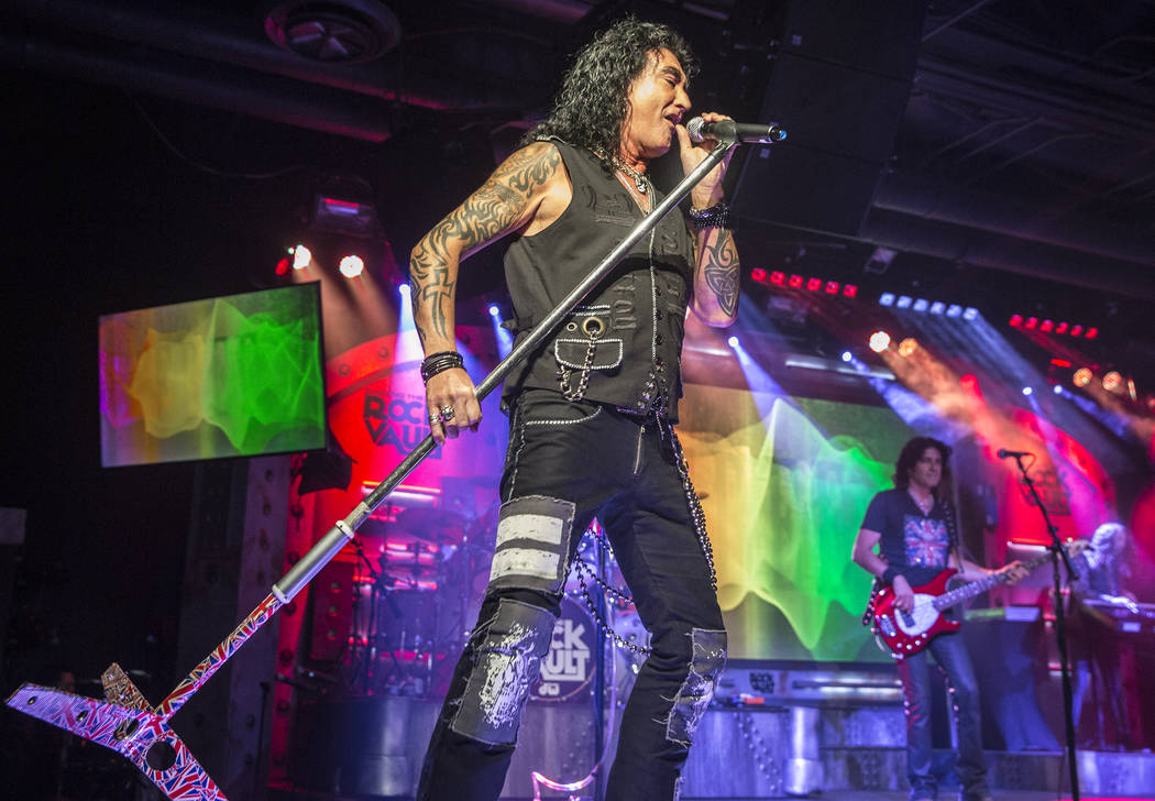 'Raiding the Rock Vault' classic rock revue on Monday, May 1, 2017, at the Hard Rock hotel-casino, in Las Vegas. Benjamin Hager Las Vegas Review-Journal @benjaminhphoto